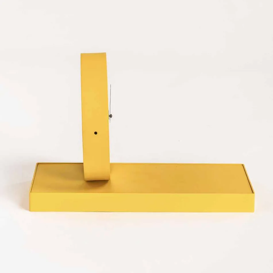 Drehtischuhr mit Stahlspiegel Made in Italy - Verdienstvoll Viadurini