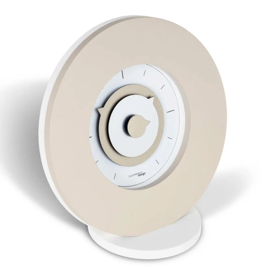 Tischuhr aus hochdichtem, halbexpandiertem PVC, hergestellt in Italien – hübsch Viadurini