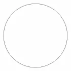 Große und runde schäbige farbige hölzerne Wanduhr - Mechanismus Viadurini