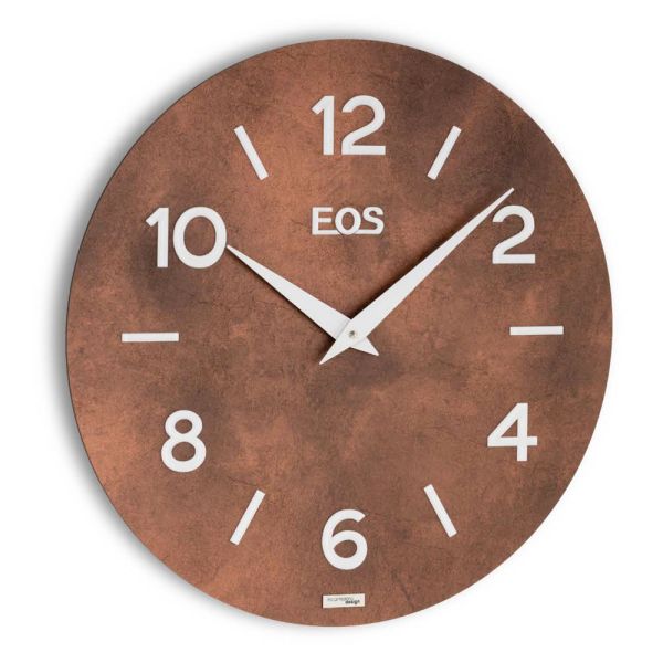 Mdf-uhr gekoppelt mit polypropylenfolien, hergestellt in italien – mehr
