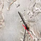 Moderne Uhr mit fünf Quadranten der Welt, Miles darstellt Viadurini