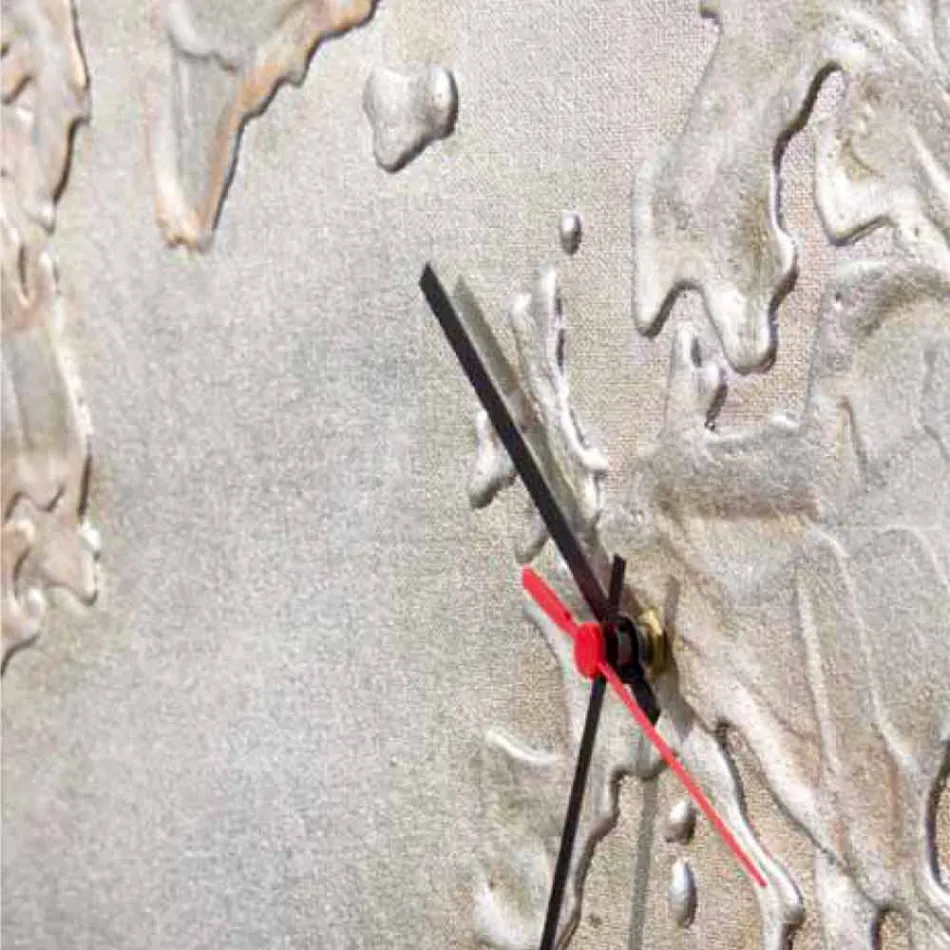 Moderne Uhr mit fünf Quadranten der Welt, Miles darstellt Viadurini