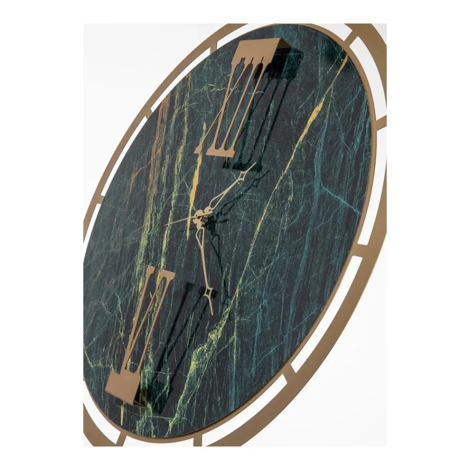 Uhr aus Eisen mit 3 Zeigern, hergestellt in Italien – Stern Viadurini