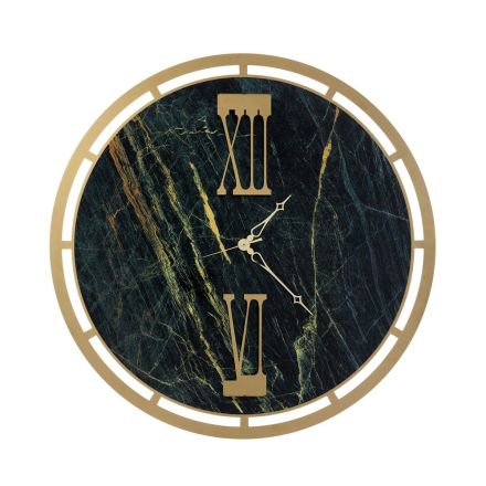 Uhr aus Eisen mit 3 Zeigern, hergestellt in Italien – Stern Viadurini