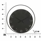 Runde Wanduhr Durchmesser 60 cm Modernes Eisen - Beatrix Viadurini