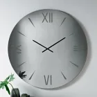 Runde Spiegelglasuhr mit lasergravierten Ziffern - Clelia Viadurini