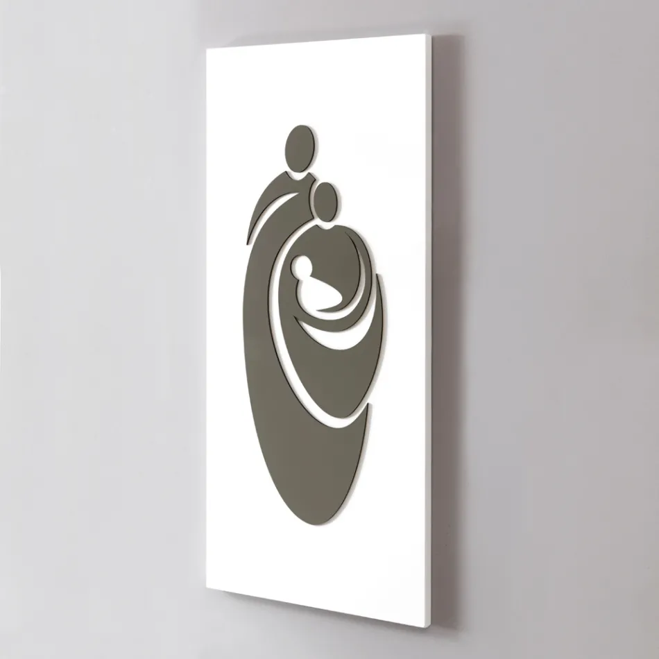 Tafel mit der lasergravierten Familie Made in Italy – Chiaki Viadurini