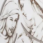 Tafel mit der lasergravierten Familie Made in Italy – Micky Viadurini