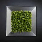 Dekoratives Metallpaneel mit künstlichen Blumen Made in Italy - Fiorellino Viadurini