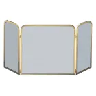 Funkenfänger aus Messing und schwarzem Netz in verschiedenen Größen, hergestellt in Italien – Iguana Viadurini