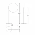 Stoffschirm mit Aluminiumstruktur - Emma Sunscreen von Varaschin Viadurini
