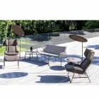 Stoffschirm mit Aluminiumstruktur - Emma Sunscreen von Varaschin Viadurini