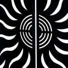 Gebogener Herdschutz mit 2 Metalltüren, hergestellt in Italien – Ente Viadurini