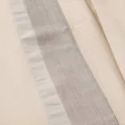 Bettbezug-Set aus 90 % Baumwolle und 10 % Leinen mit 1 Kissenbezug Made in Italy - Nestle Viadurini