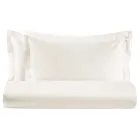 Doppelbettbezug-Set aus 100 % Baumwollsatin, hergestellt in Italien – Fluffy Viadurini