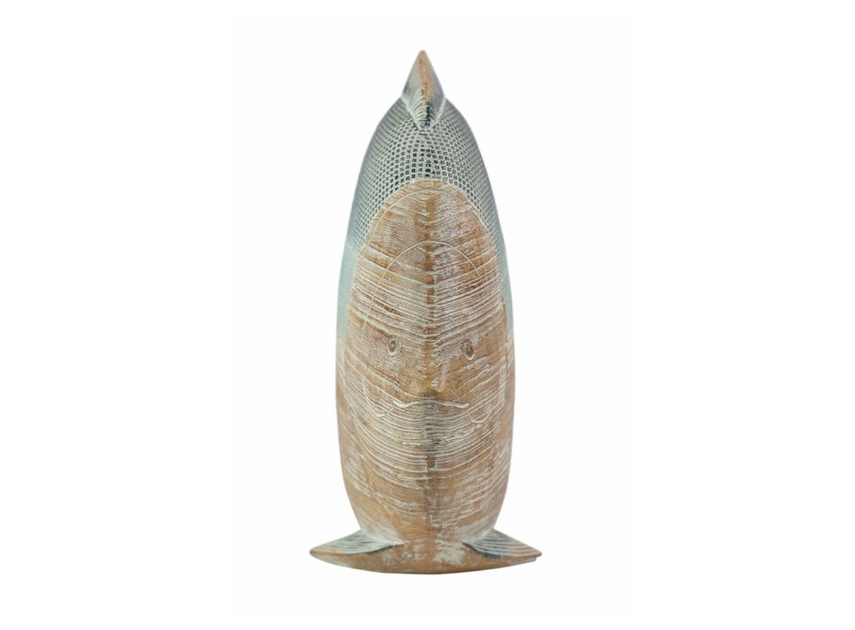 Keramik freistehendes Dekor Fisch Antik-Effekt Design - Neomo Viadurini