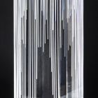 Led Stehlampe in satiniertem Acryl-Kristall-Triptychon-Design - Crystol Viadurini