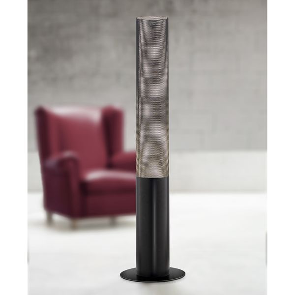 Stehleuchte mit perforiertem metalldiffusor, hergestellt in italien – come