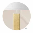 Modernes Design Stehleuchte aus Metall mit Stoff Lampenschirm Made in Italy - Jump Viadurini