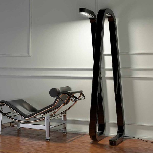 Moderne design-stehleuchte, hergestellt in italien, sirolo