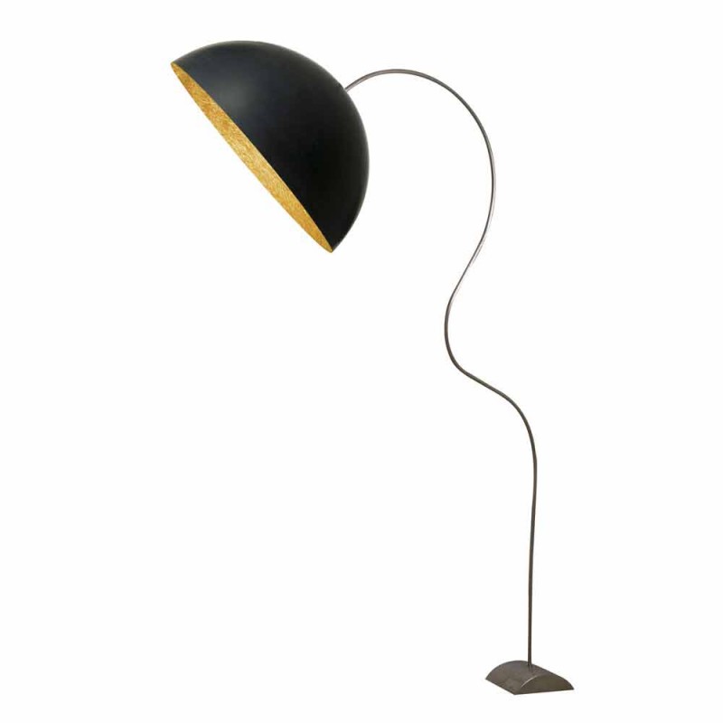 Moderne Stehlampe In-es.artdesign Halbmondfarbener Nebel