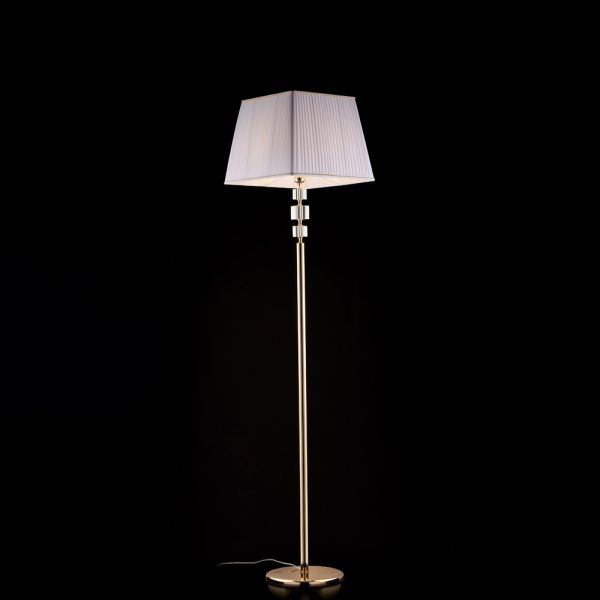 Kristall-stehlampe mit lampenschirm aus italien – innsbruck