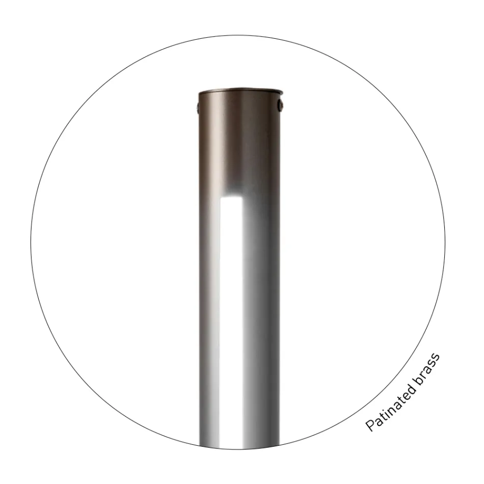 Moderne Stehlampe aus Metall mit doppelter Beleuchtung Made in Italy - Roman Viadurini