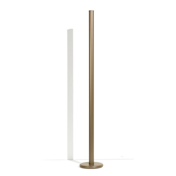 Moderne metall-stehlampe mit doppelter beleuchtung, hergestellt in italien – römisch