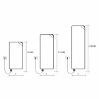 Modernes Design Elektrische Strahlungsplatte bis 1000 W - Buch Viadurini