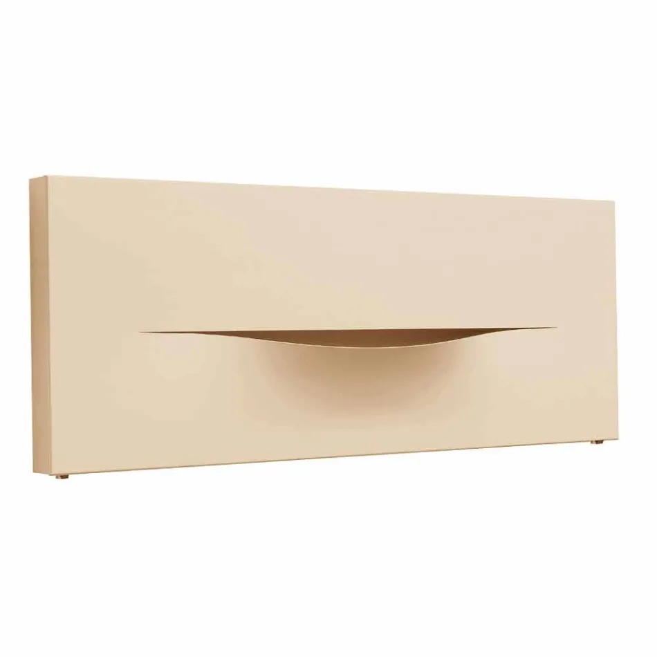 Horizontale Ausführung Hydraulische Strahlungsplatte aus Stahl bis 820 W - Schnitt Viadurini