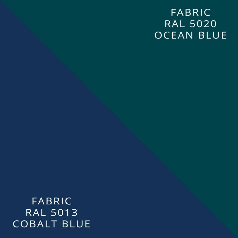 Strahlungsplatte in Aluminium und elektrischem und farbigem Stoffdesign 150 W - Sam Viadurini