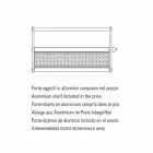 Strahlungsplatte in Aluminium und elektrischem und farbigem Stoffdesign 150 W - Sam Viadurini