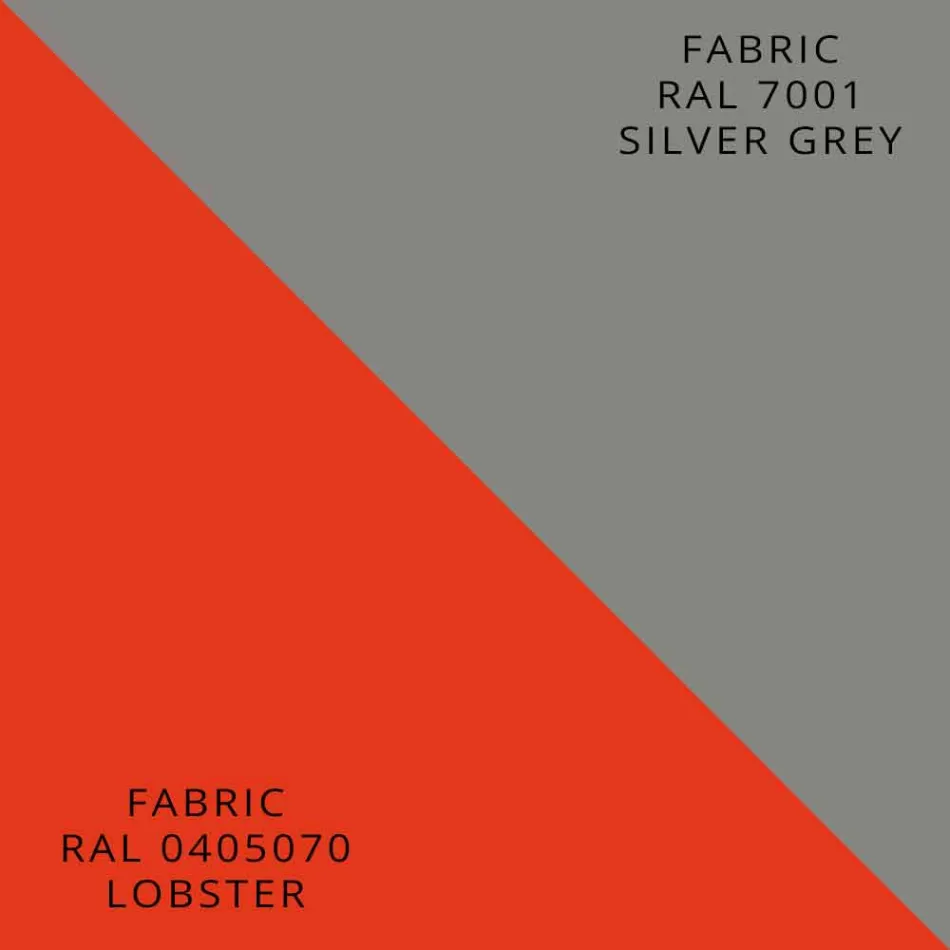 Strahlungsplatte in Aluminium und elektrischem und farbigem Stoffdesign 150 W - Sam Viadurini