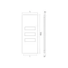 Heizplatte aus gemischtem Kohlenstoffstahl, hergestellt in Italien – kandiert Viadurini