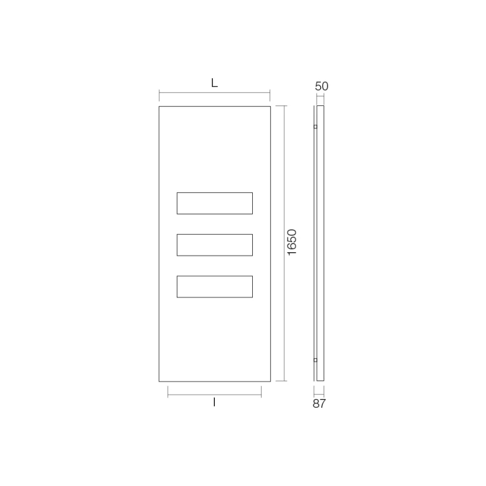 Heizplatte aus gemischtem Kohlenstoffstahl, hergestellt in Italien – kandiert Viadurini