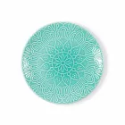 Moderne farbige Teller 18 Stück Kompletter Tischservice in Gres - Creta Viadurini