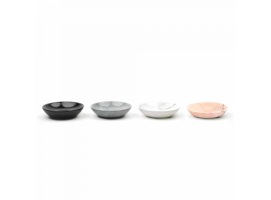 Moderne runde Platte aus Marmor Verschiedene Farben Made in Italy - Pin Viadurini