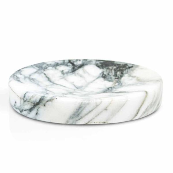 Bad seifenschale aus paonazzo marmor modern made in italy - argos