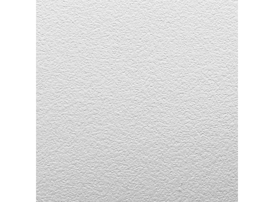 Duschwanne 90x70 aus weißem Harz mit Samteffekt und Ablaufabdeckung - Estimo Viadurini