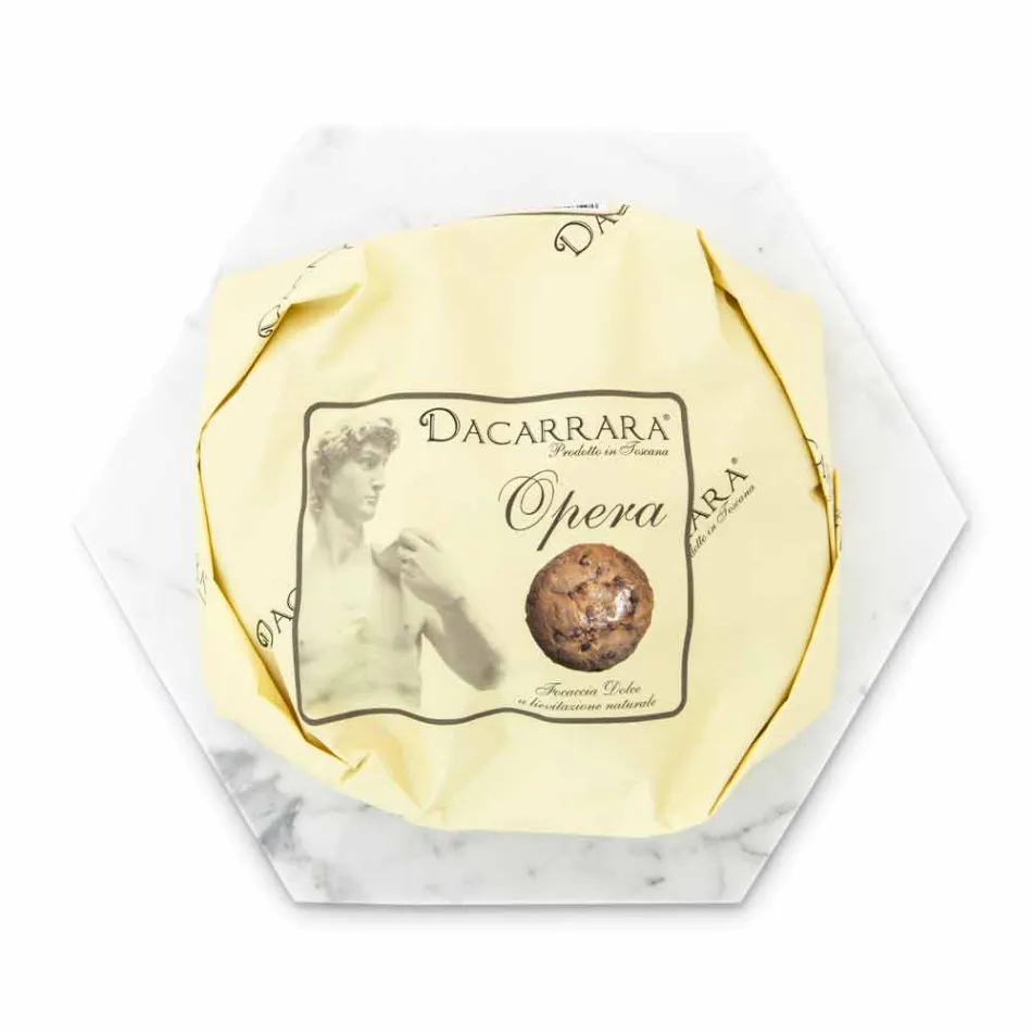 Sechseckige Designplatte aus weißem Carrara-Marmor Made in Italy - Sintia Viadurini