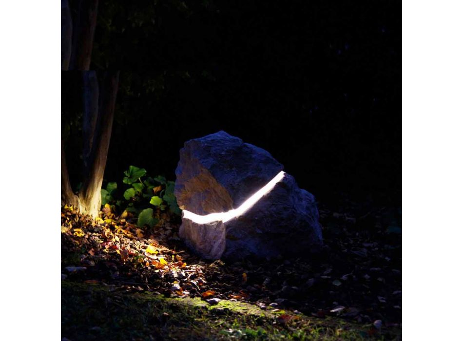 Stein helle LED in Fior di Pesco Carnico Sidelong, Einzelstück Viadurini