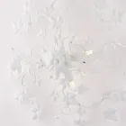 6-flammige Deckenleuchte aus Metall und Kristall für Interieurs mit anspruchsvollem Stil – Orchidea Viadurini