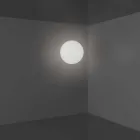 Slide Globo (Wall) Kugel Deckenleuchte aus Polyethylen in Italien hergestellt Viadurini