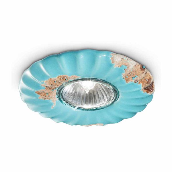 Deckenlampe rund aus keramik cindy ferroluce