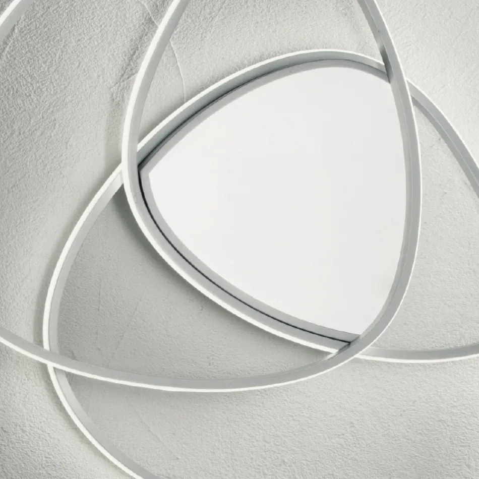 Deckenleuchte LED-Wandleuchte aus Metall mit Gold- oder Silberfinish - Rosella Viadurini