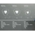 Deckenleuchte LED-Wandleuchte aus Metall mit Gold- oder Silberfinish - Rosella Viadurini