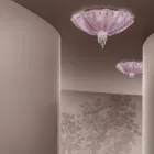 Handgefertigte venezianische Deckenlampe aus Glas und Metall Made in Italy - Fabiana Viadurini