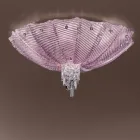 Handgefertigte venezianische Deckenlampe aus Glas und Metall Made in Italy - Fabiana Viadurini