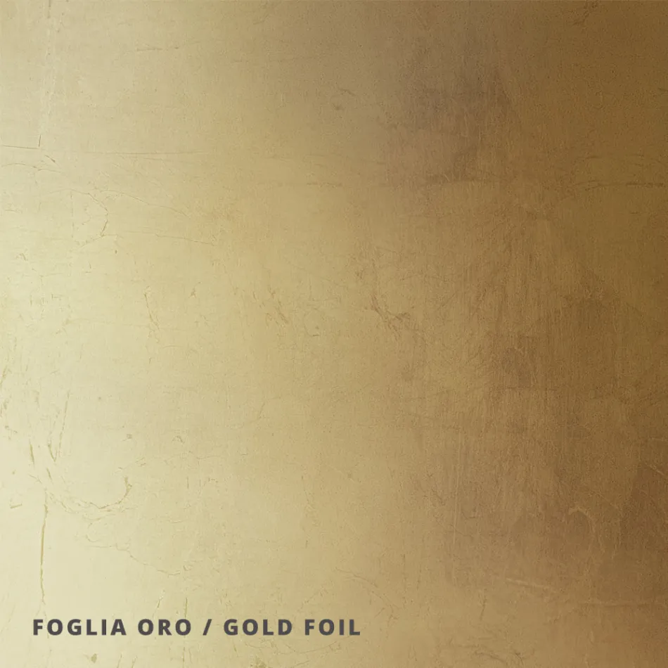 Deckenleuchte mit flacher Glasplatte mit Absenkung Made in Italy - Kora Viadurini