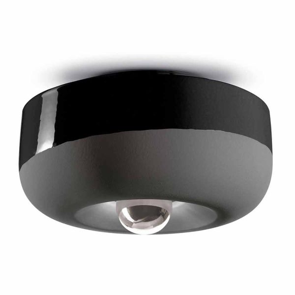 Deckenleuchte mit modernem design aus farbiger keramik made in italy - bellota